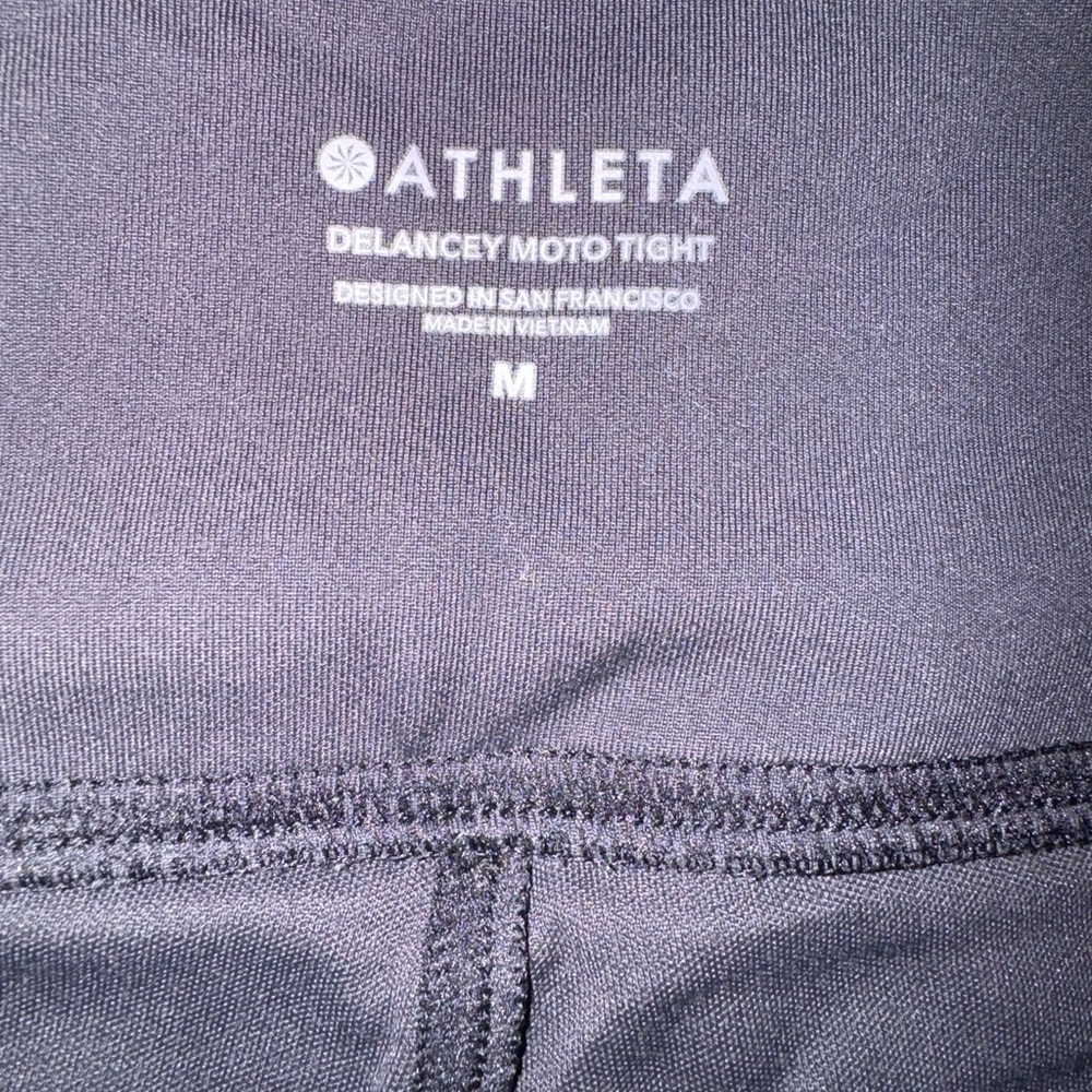Athleta Delancey Moto Tight in Black - Medium - Picture 6 of 10